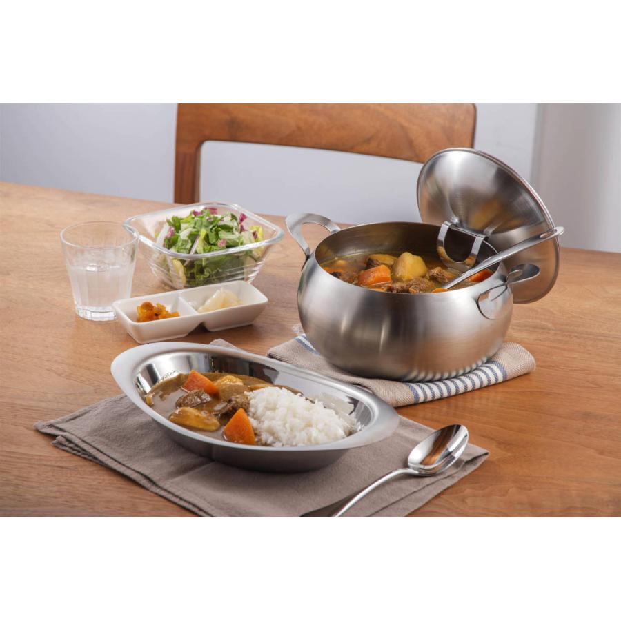 下村企販 スープ＆カレーポット 20cm IH対応 ステンレス製 日本