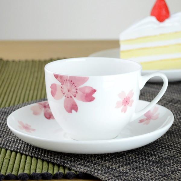 カップ ソーサー 注目ショップ・ブランドのギフト 桜 コーヒーカップ ボーンチャイナ 最大81％オフ 食洗機対応 コップ ティーカップ 洋食器
