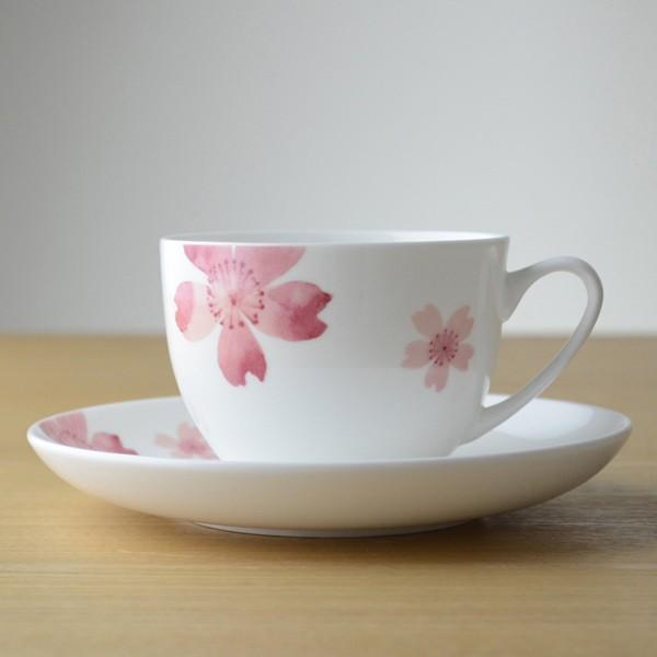 カップ&ソーサー 桜 コーヒーカップ ボーンチャイナ 食洗機対応 カップ&ソーサー 桜 コーヒーカップ ボーンチャイナ 食洗機対応