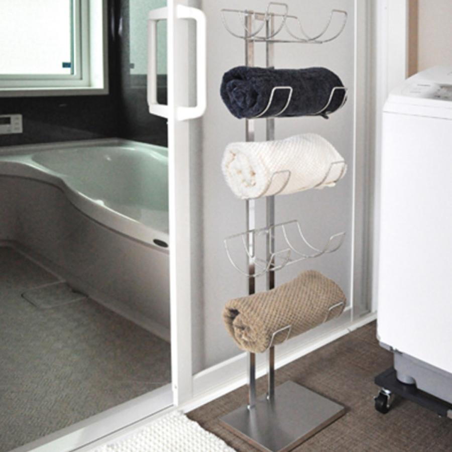 バスタオルラック roll（ロール）バスタオルラック （ タオルラック 棚