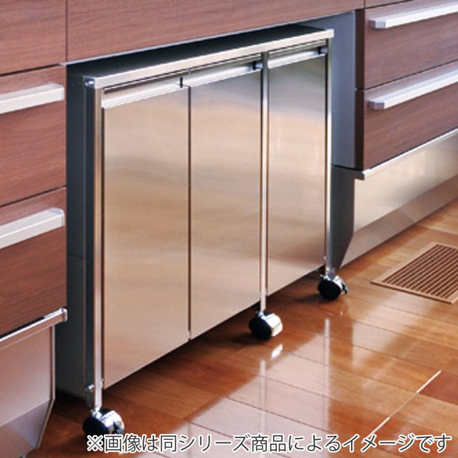 ゴミ箱 14L×2 シンク下2分別 ステンレスダストボックス 2way ゴミ箱 14L×2 シンク下2分別 ステンレスダストボックス 2way