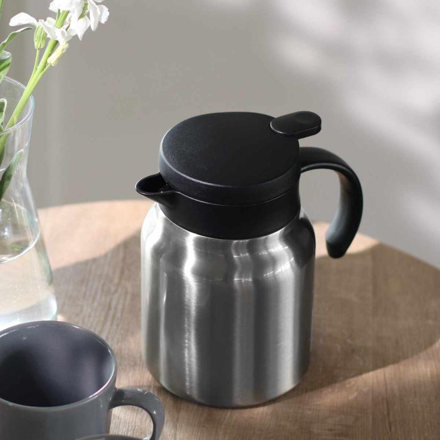 パール金属 ポット 1L 真空断熱 保温 魔法瓶 ステンレス （ 卓上ポット