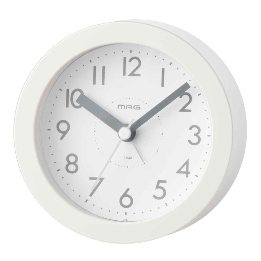 ノア精密 目覚まし時計 ルント 電池式 （ 時計 置き時計 めざまし時計