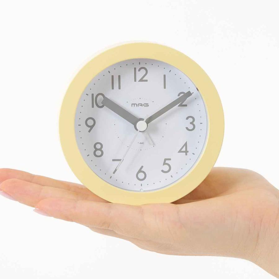 ノア精密 目覚まし時計 ルント 電池式 （ 時計 置き時計 めざまし時計