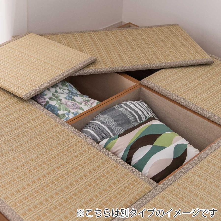 樹脂畳ユニット Mセット ロータイプ 幅120cm×4 収納付ベンチ 樹脂畳ユニット Mセット ロータイプ 幅120cm×4 収納付ベンチ