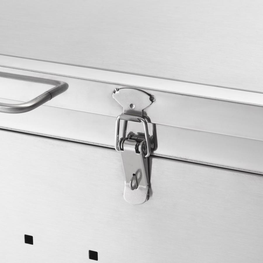 SANKA ゴミ収納庫 屋外用 200L ステンレス保管庫 （ ごみ箱 200