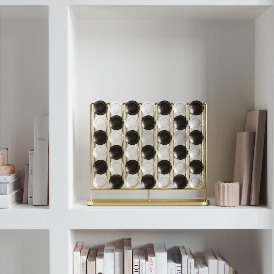 Umbra（アンブラ） オブジェ スタックス ブラス 四目並べ （ 4目並べ 4