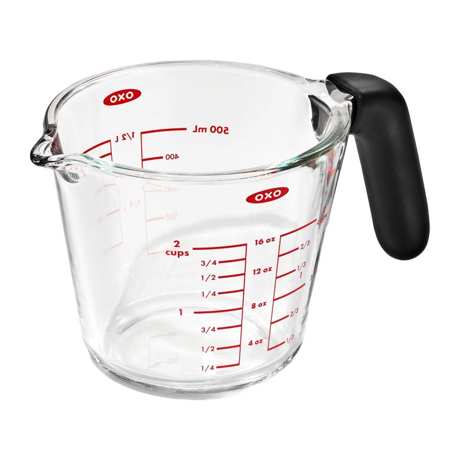 OXO 計量カップ 500ml ガラスメジャーカップ 中 GG （ 耐熱 ガラス 500 計量 カップ 目盛 ）｜livingut｜06