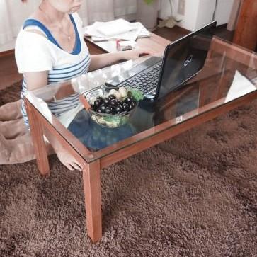 ネストテーブル ウォールナット仕上げ 幅90cm・幅80cm 大小2点