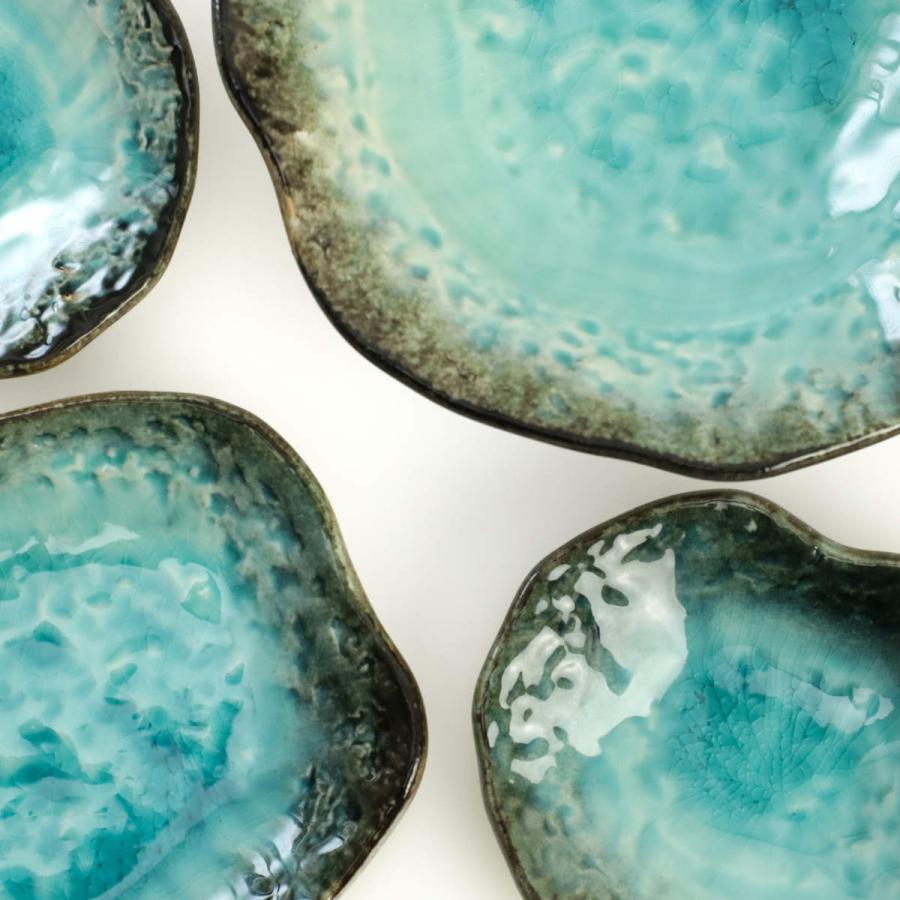 小鉢 2つ仕切り 19cm ボウル KANADE 陶器 同色5個セット （ 電子レンジ