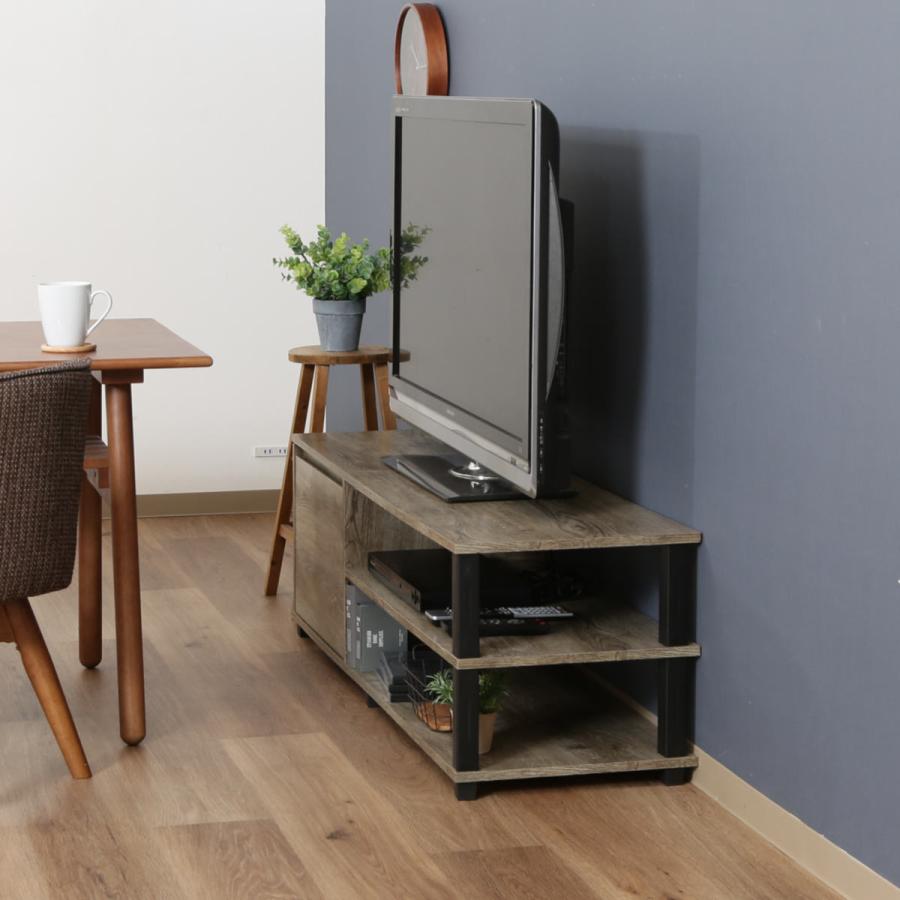 不二貿易（Fuji Boeki） テレビ台 幅119cm 引出し収納付き 簡単組立