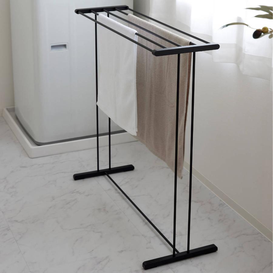 平安伸銅工業 室内物干し タオルスタンド バスタオルハンガー 幅75cm