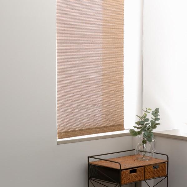 １枚式スクリーン　木簾調衝立　ブラウン仕上げ　ライトブラウン木簾タペストリー① Amazon | 【すだれ 簾】天然木スクリーン 88×180 ブラウン (国産