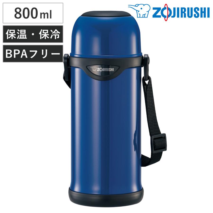 TRIBAL GEAR ステンレス製ウォーターボトル 800ml（27オンス） 象印（ZOJIRUSHI） 水筒 800ml ステンレスボトル タフボーイ 0.8L