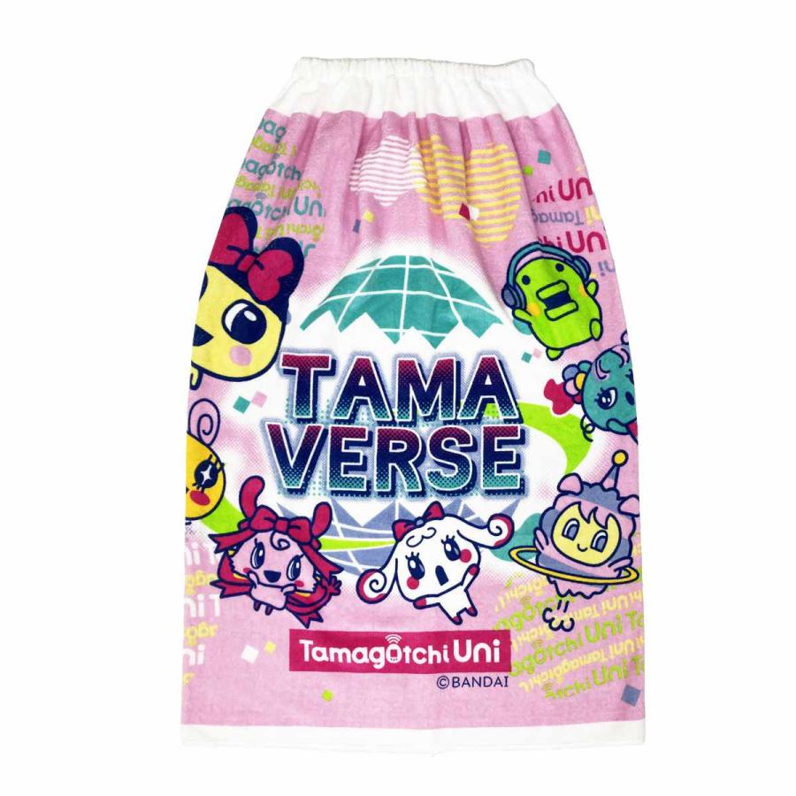 巻きタオル たまごっち 80×110cm （ タオル プール ラップタオル