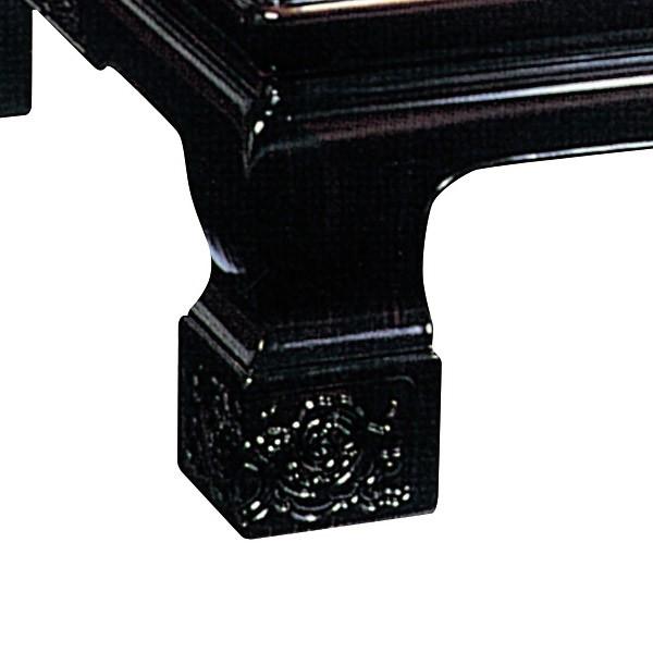 座卓 ローテーブル 木製 吾妻 幅180cm （ 黒檀 突板仕上げ コクタン