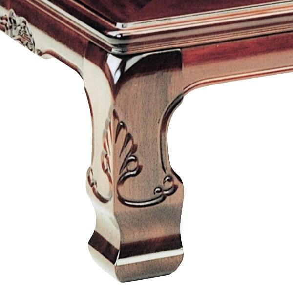 座卓 ローテーブル 木製 春香 幅120cm （ ブビンガ 突板仕上げ 日本製