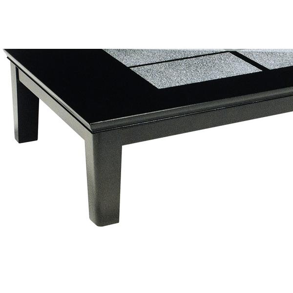 家具調こたつ 座卓 長方形 木製 継ぎ脚 コタツ フローラル 幅120cm