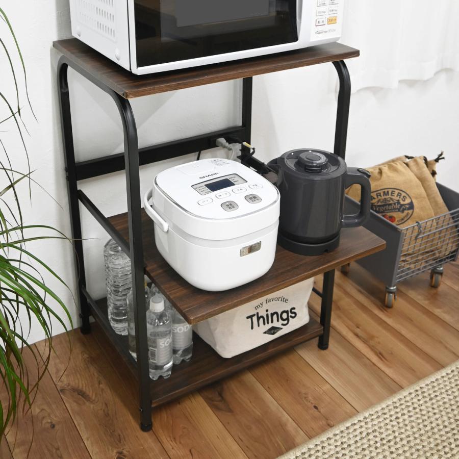 フクダクラフト レンジラック ロータイプ 幅55cm×高さ83cm スチール 2