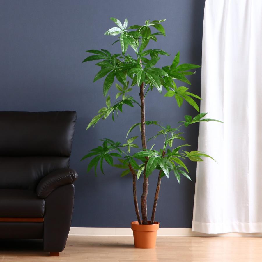 不二貿易（Fuji Boeki） フェイクグリーン パキラ 高さ172cm （ 観葉