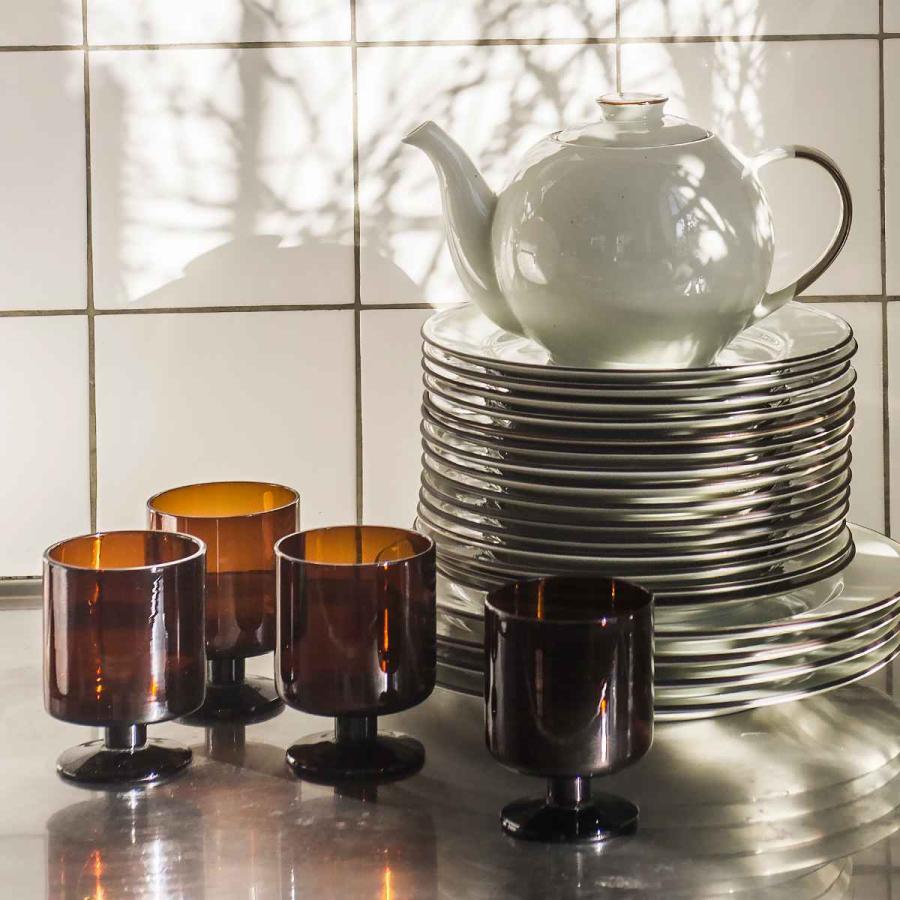 ワイングラス 300ml Manses Design ガラス （ 食洗機対応 グラス