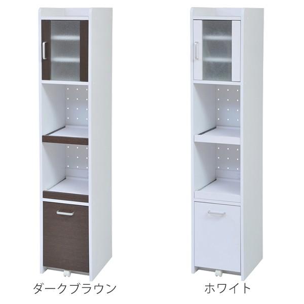 □在庫限り・入荷なし□ スリムラック 食器棚 すき間収納 高さ160cm
