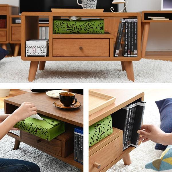 ローテーブル 幅60cm 引出し付 北欧風 Pico ( テーブル ローテーブル 幅60cm 引出し付 北欧風 Pico ( テーブル