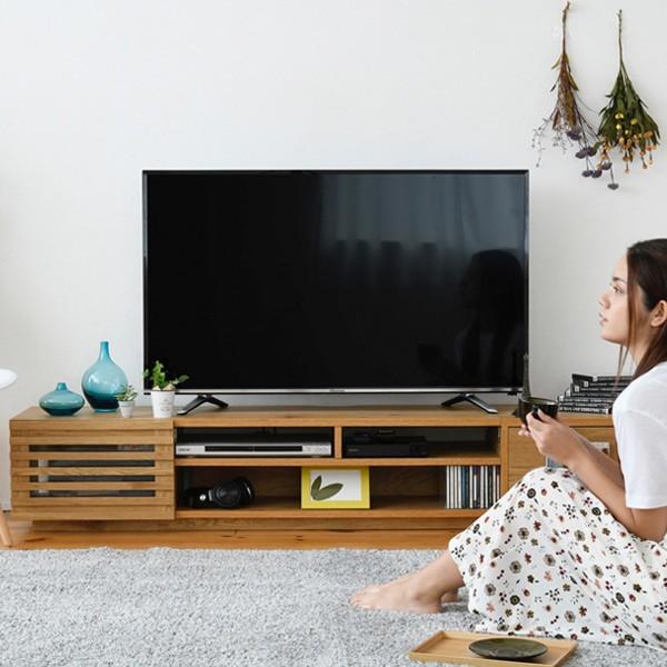 テレビ台 ローボード 組み合わせ収納 引出し／フラップ扉タイプ 幅