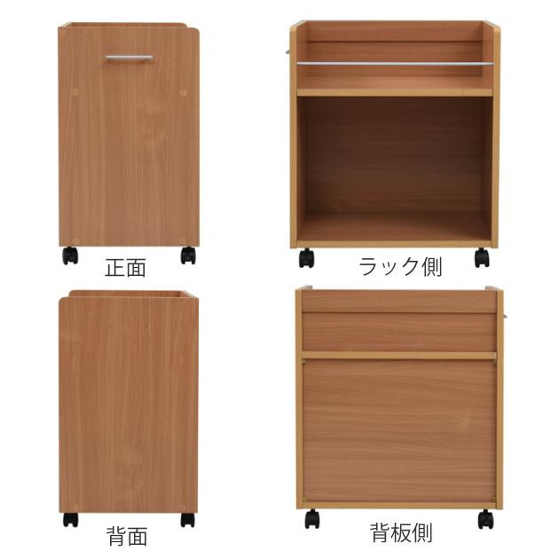 クローゼット 収納ラック キャスター付 2台セット 奥行58cm （ 収納 ラック 棚 押入れ ）｜livingut｜06