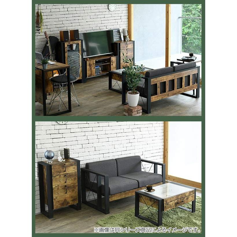 チェスト 3段 洋タンス レトロ調 ブルックリンスタイル 幅50.5cm