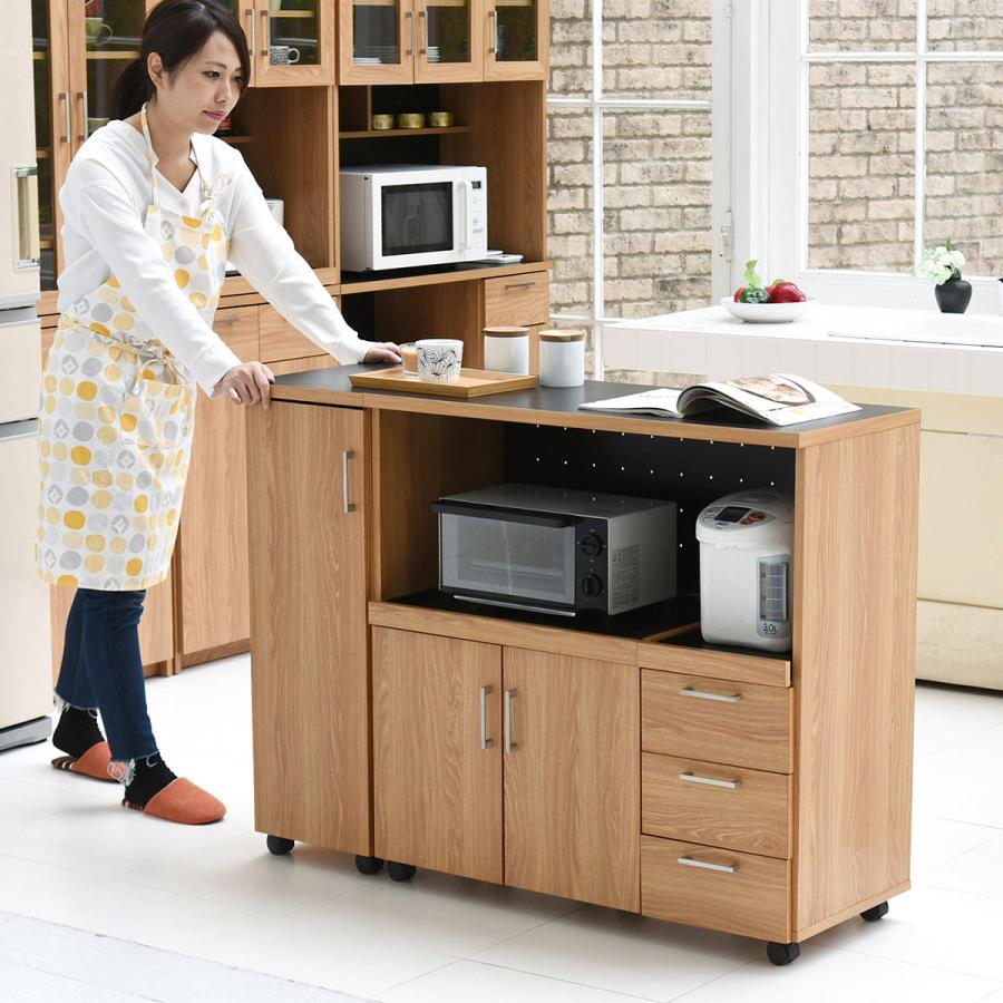 JK-PLAN レンジ台 幅120cm キッチンラック キャスター付 北欧風 JK-PLAN レンジ台 幅120cm キッチンラック キャスター付 北欧風