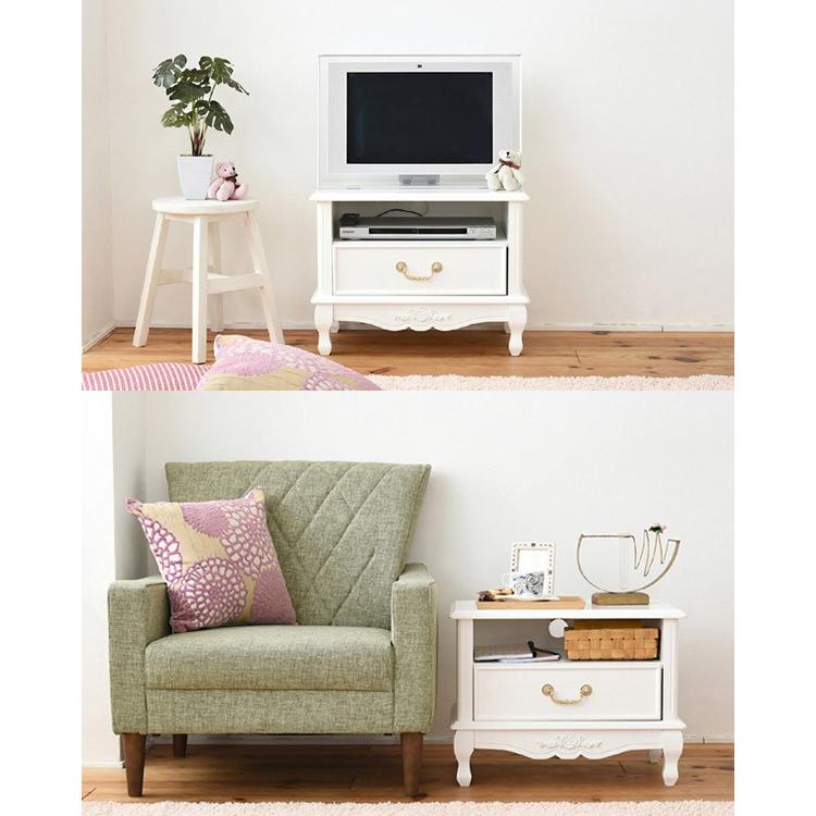 キャッツプリンセスduo テレビ台 猫足 アンティーク調 天然木脚 幅60