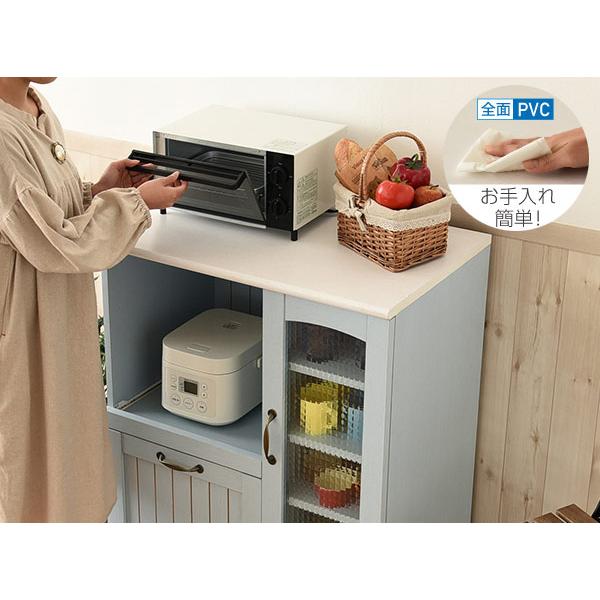 JK-PLAN キッチンカウンター 家電収納 カントリー調 フレンチ JK-PLAN キッチンカウンター 家電収納 カントリー調 フレンチ