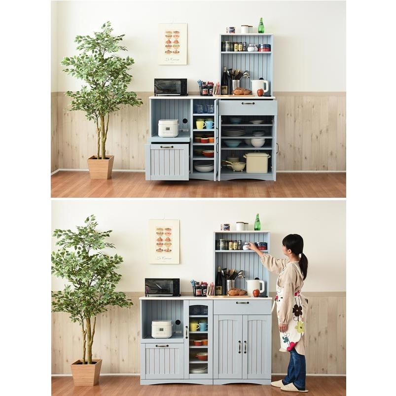 JK-PLAN キッチンカウンター 家電収納 カントリー調 フレンチ JK-PLAN キッチンカウンター 家電収納 カントリー調 フレンチ