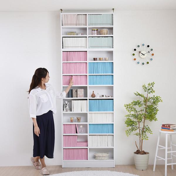 本棚 ブックシェルフ スリム 1cmピッチ 薄型 オープン棚 幅81cm 本棚 ブックシェルフ スリム 1cmピッチ 薄型 オープン棚 幅81cm