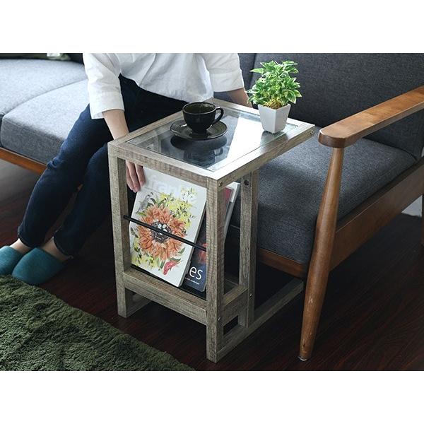 古木ガラステーブル 値下げ