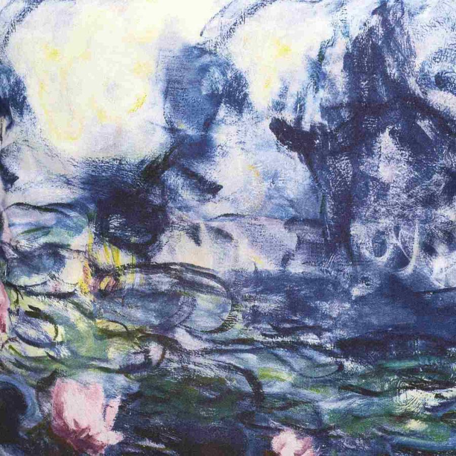 クッションカバー　モネ　絵画 クッションカバー 名画クッションカバー 45×45cm モネ （ クッション