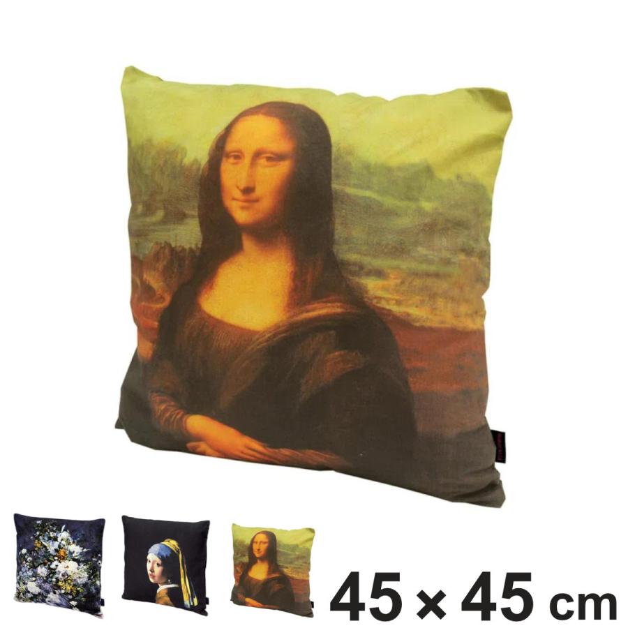 クッションカバー 名画クッションカバー 45×45cm ルノワール フェル