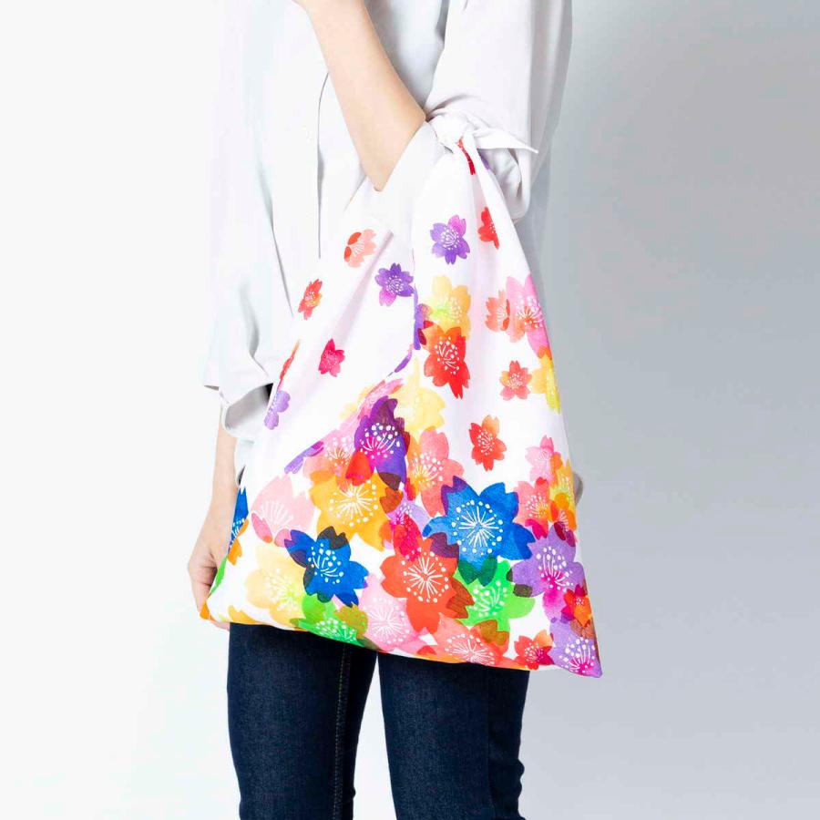 エコバッグ あずまトート こぼれ桜 あられ椿 （ サブバッグ レジ袋