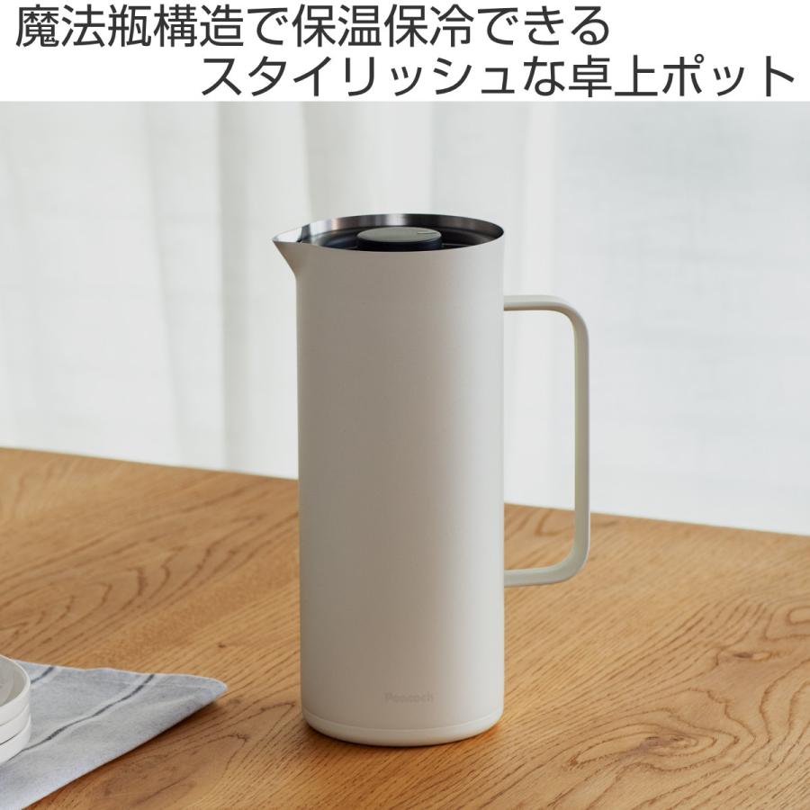 卓上ポット 1L 保温 保冷 リビングポット ステンレス （ ステンレスポット 保温ポット 保冷ポット ） :459052:リビングート ...