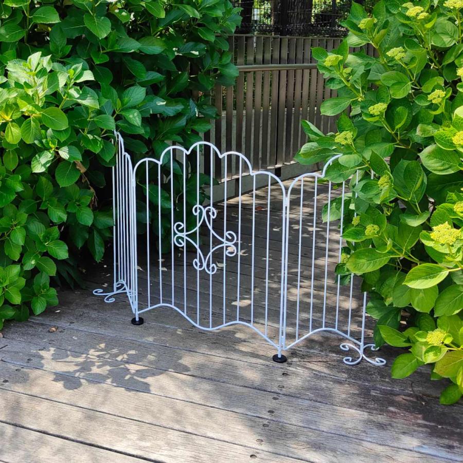 アイアンフェンスゲートセット ガーデンフェンス ゲート 間仕切り（472） パークアベニューゲートセット フェンス ゲート 扉 アイアン