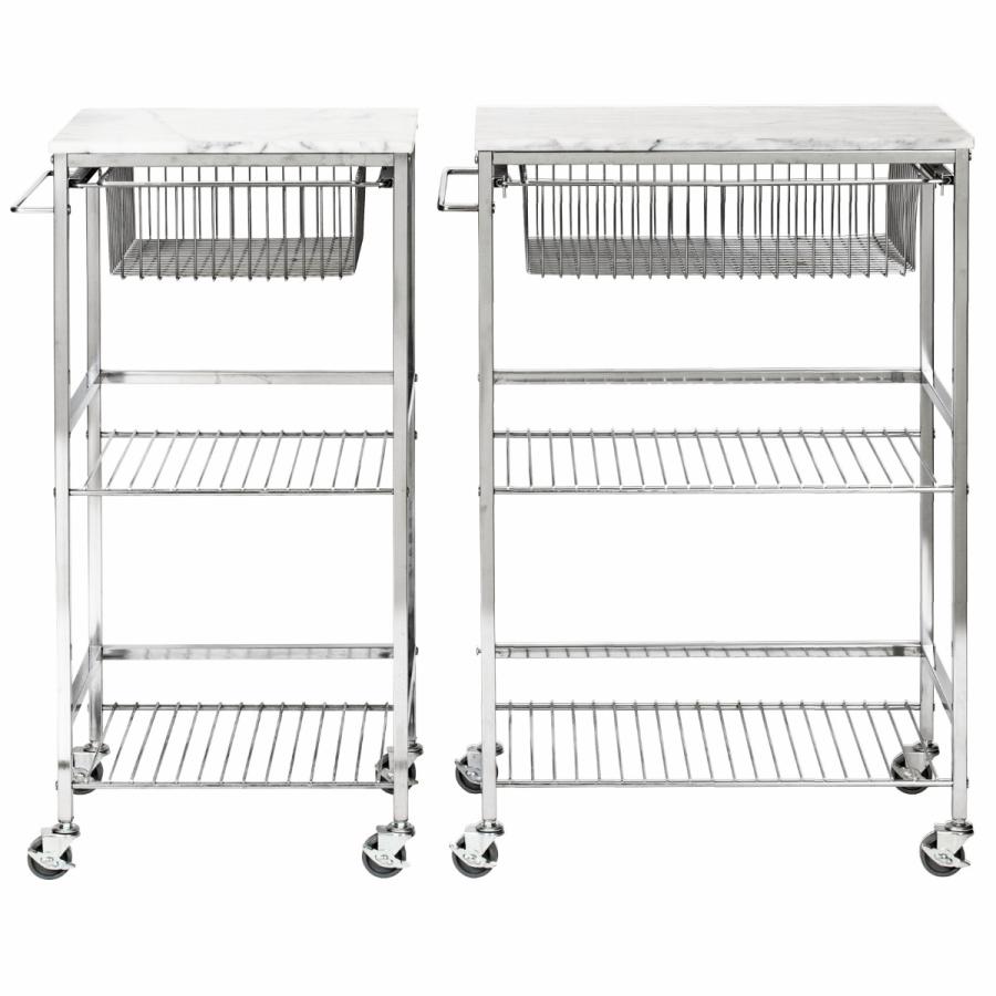 ASPLUND（アスプルンド） キッチンワゴン マーブルトップトローリー L