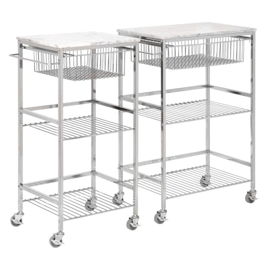 ASPLUND（アスプルンド） キッチンワゴン マーブルトップトローリー L