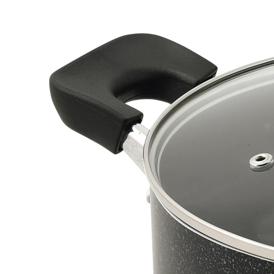 パール金属 両手鍋 30cm 深型 IH対応 ママディナー 大型鍋 （ ガス火