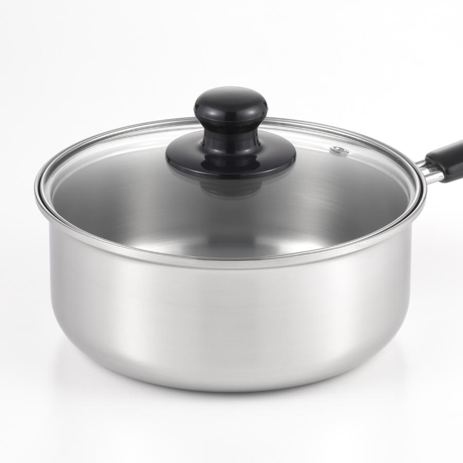 ヨシカワ 片手鍋 20cm IH対応 クックルックベーシック ヨシカワ 片手鍋 20cm IH対応 クックルックベーシック