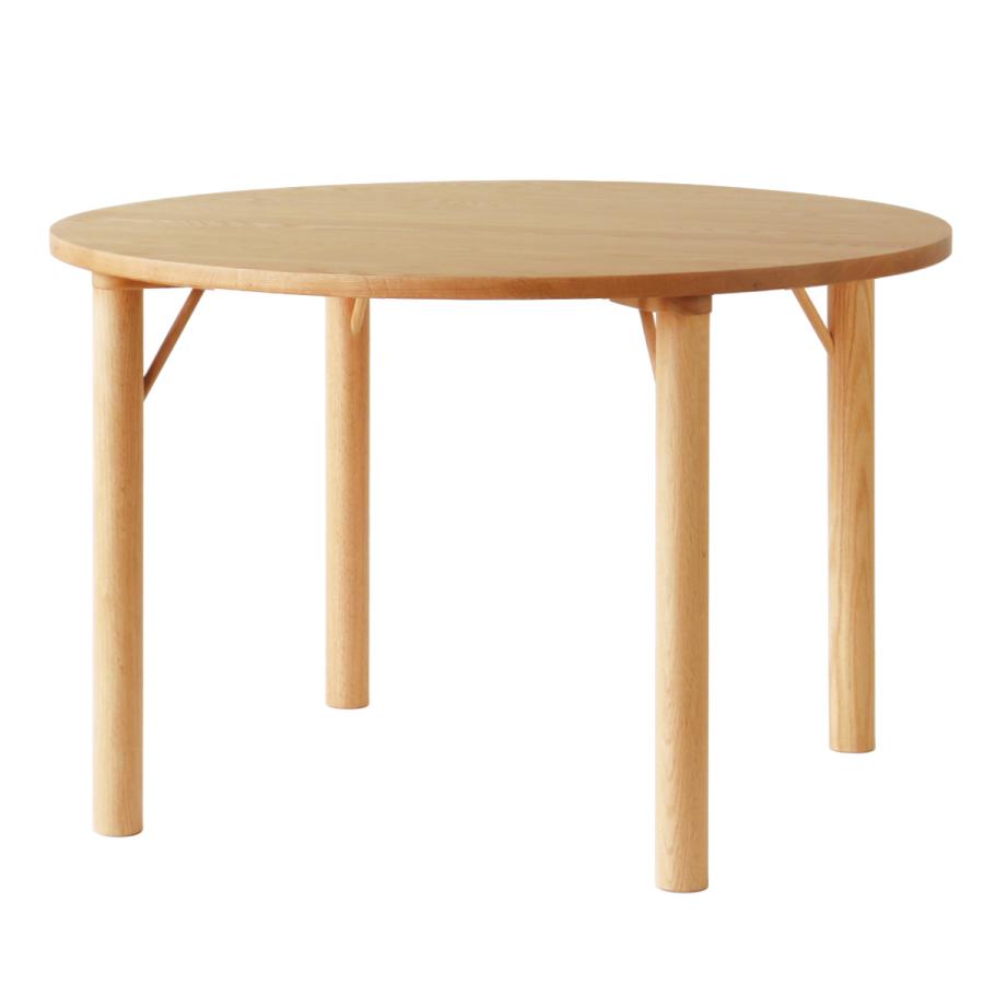 ダイニングテーブル オーク材 円型 直径110cm クヴィスト （ 開梱設置