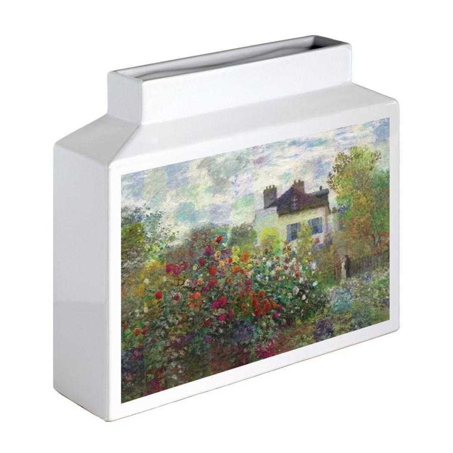 花瓶 名画モザイクアートシリーズ L 横 （ フラワーベース 花びん 花器