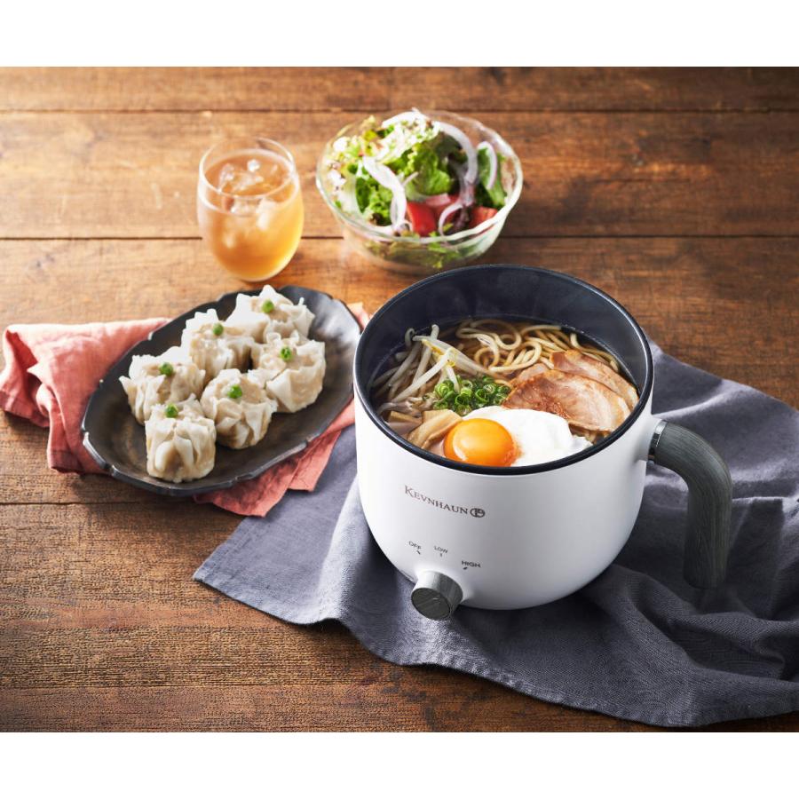 KEVNHAUN 電気マルチポット 1L 蒸し皿付き エッグスタンド付き KEVNHAUN 電気マルチポット 1L 蒸し皿付き エッグスタンド付き