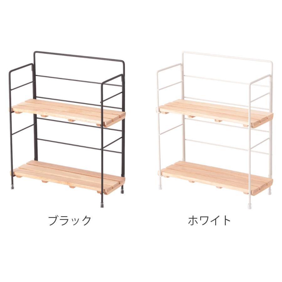 不二貿易（Fuji Boeki） 調味料ラック ウッドミニシェルフ （ 天然木