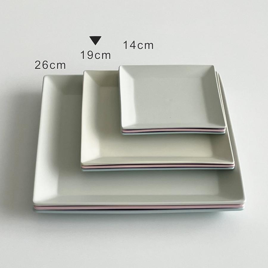 福井クラフト スクエアプレート 19cm プラスチック （ 食洗機対応 電子 